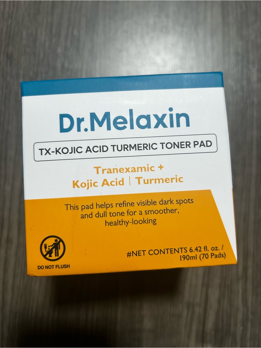 TX-Kojic Acid Turmeric Toner Pads - White & Orange